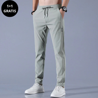 Schnelltrocknende Herren Stretchhose | 1+1 GRATIS in Grün