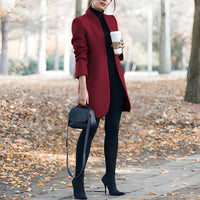 Jazmin - Bequemer Blazer in Rot