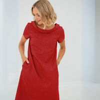 Lara - Stilvolles und elegantes Minikleid in Rot