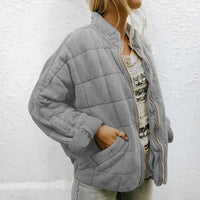 Sophia™  | Luxuriöse Steppjacke in Grau