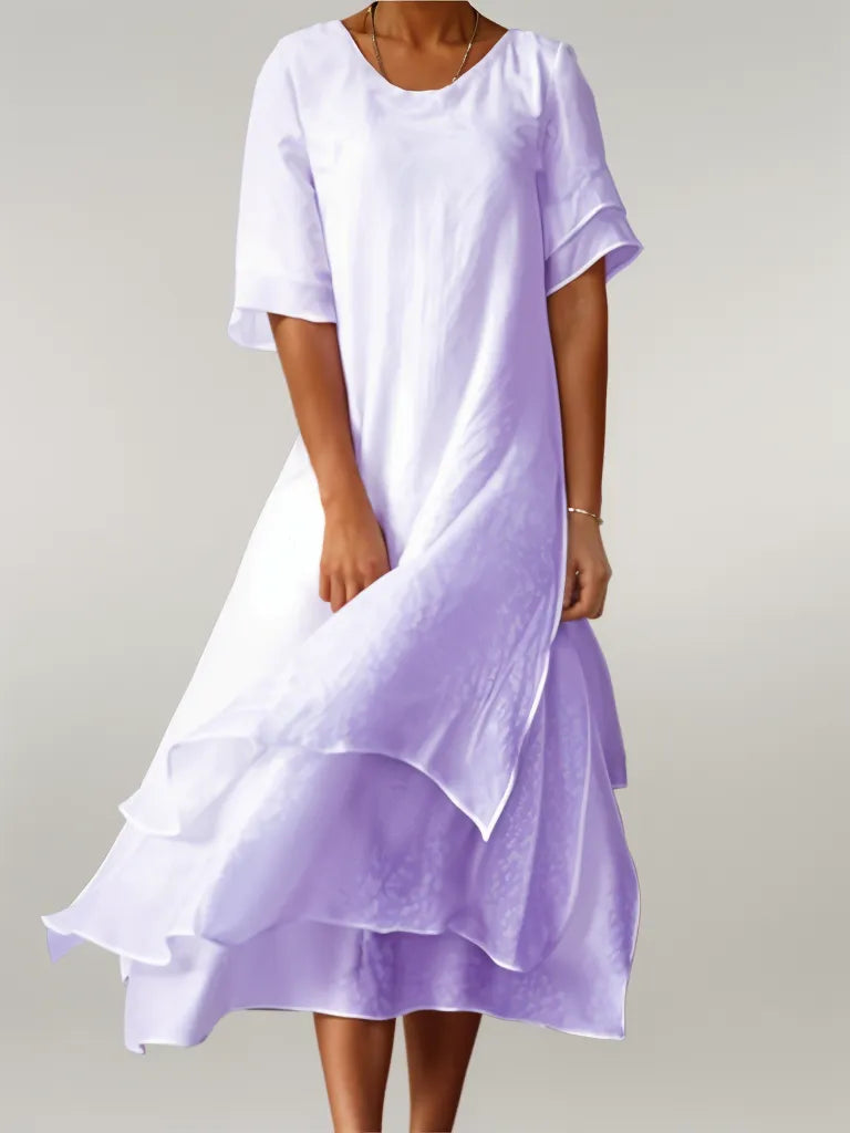 Sibylle - Stilvolles Baumwoll-Maxikleid für Damen