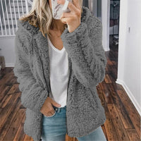 Celandine - Trendige Kapuzenjacke in Grau