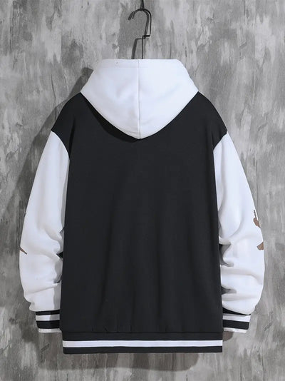 Baseballjacke mit Kapuze für Herren