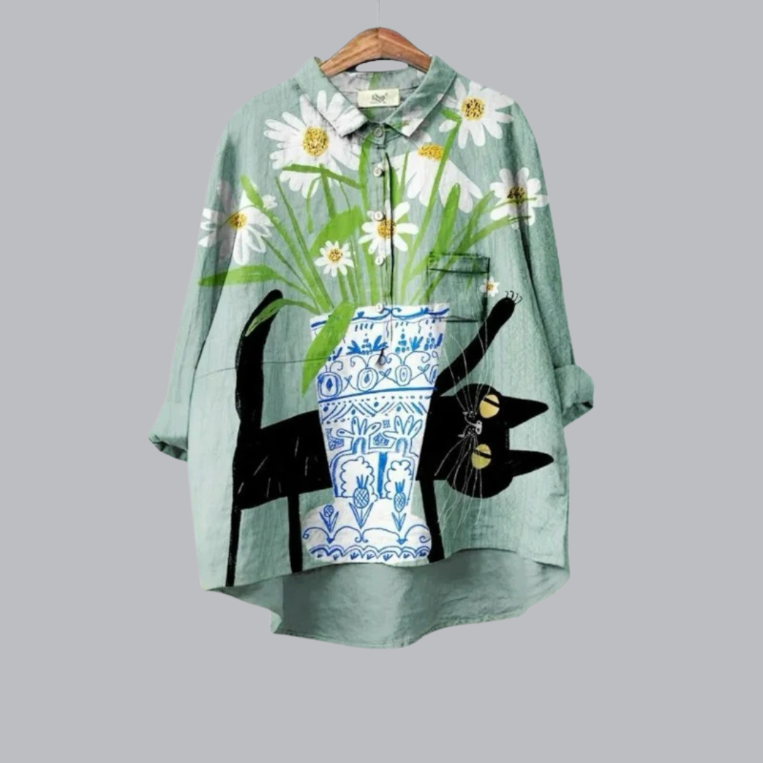 Euphrosyne™ | Modische Vintage Bluse