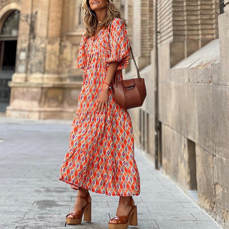 Soraya - Fließendes und Bequemes Maxi-Kleid für Damen