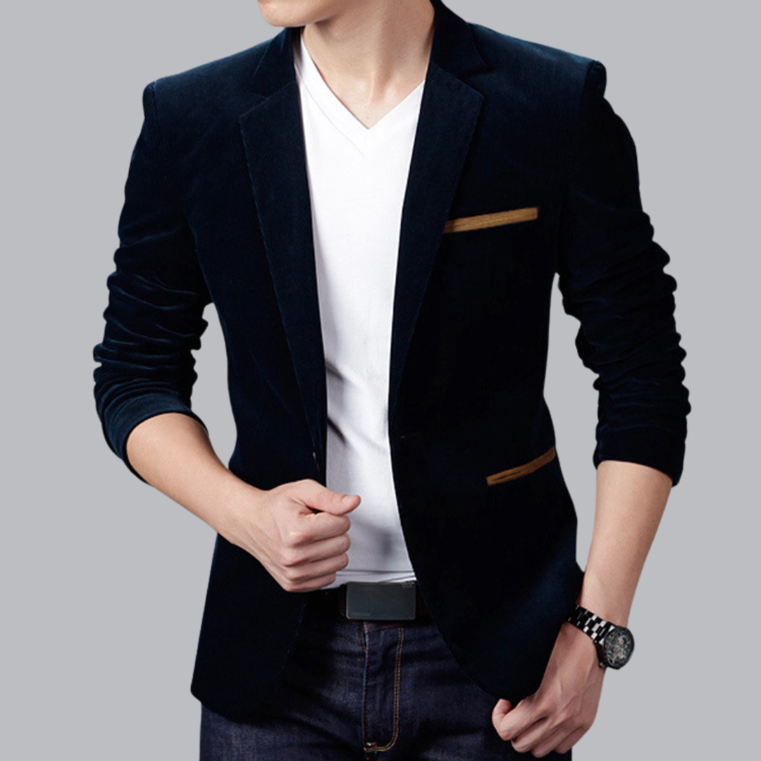 Mikko™ |  Moderner Samtblazer