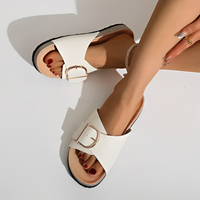Venis | Damen Elegante Sommersandalen Modern Feminin Komfort Leicht in Weiß