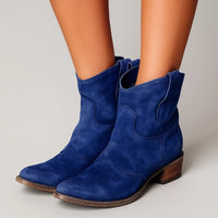 Claudia™ | zeitlose Stiefeletten in Blau