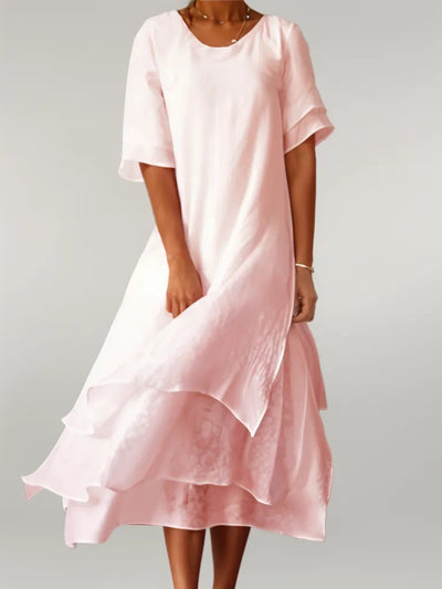 Sibylle - Stilvolles Baumwoll-Maxikleid für Damen