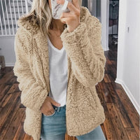 Celandine - Trendige Kapuzenjacke in Beige