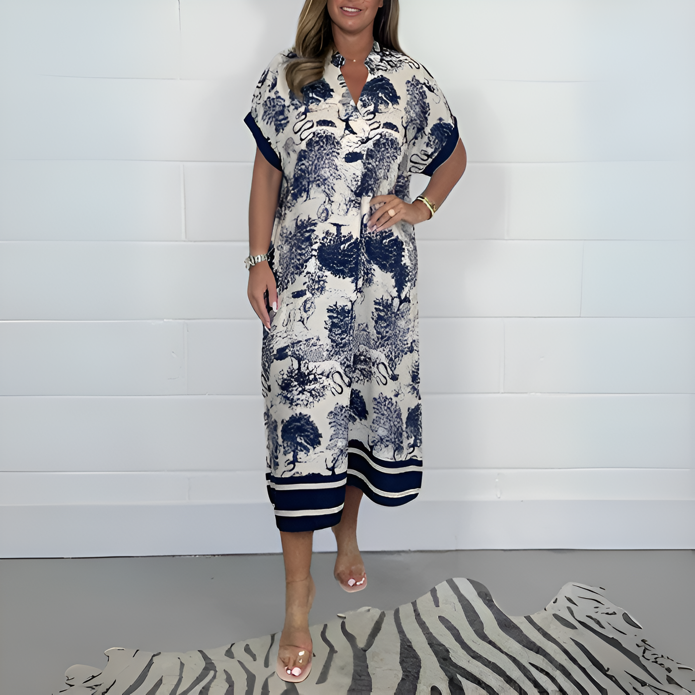 Kira | Damen Midi Kleid für Elegante Anlässe und Alltag