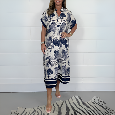 Kira | Damen Midi Kleid für Elegante Anlässe und Alltag