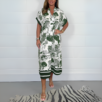 Kira | Damen Midi Kleid für Elegante Anlässe und Alltag