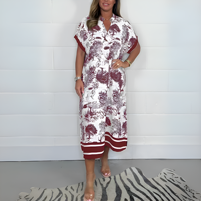 Kira | Damen Midi Kleid für Elegante Anlässe und Alltag