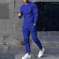 Adelard - Herren-Set mit Pullover und Hose in Blau