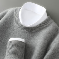 Wayne - Bequemer und warmer Pullover in Grau