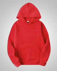 Theresa | Damen Bequemer Baumwoll Hoodie in Rot