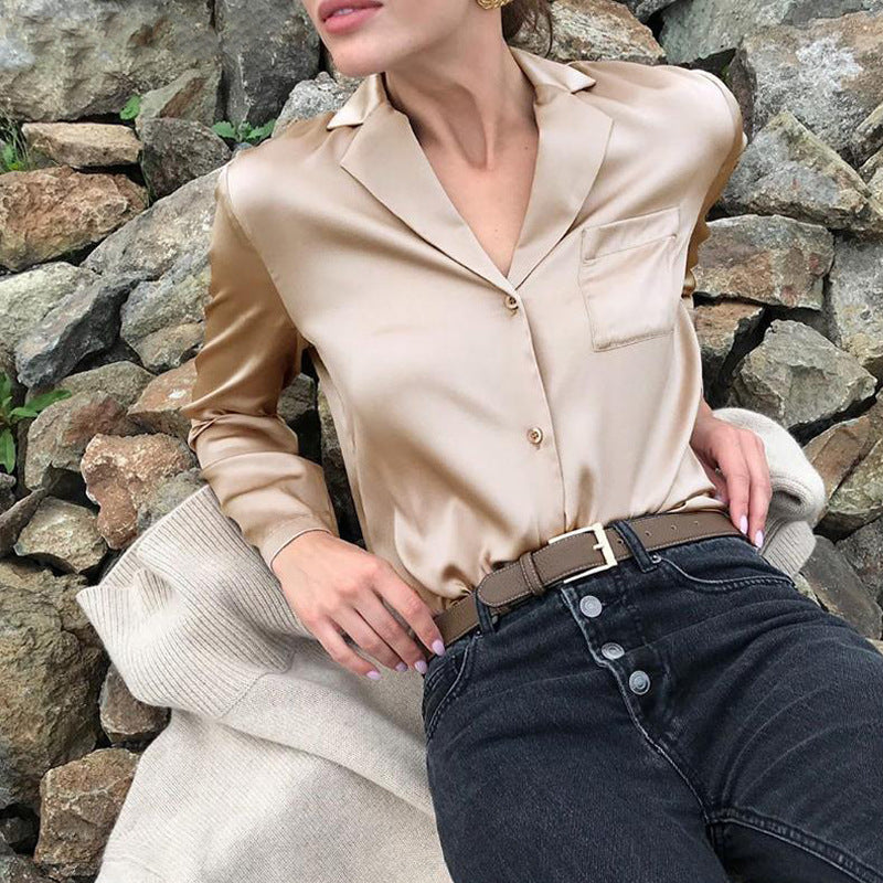 Bruley® | Elegante Bluse mit Reverskragen