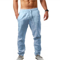 Dennis | Hose mit Kordelzug in Hellblau