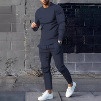 Adelard - Herren-Set mit Pullover und Hose in Marineblau