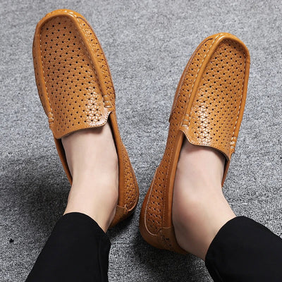 Fudus | Atmungsaktive Leder Herren Mokassins