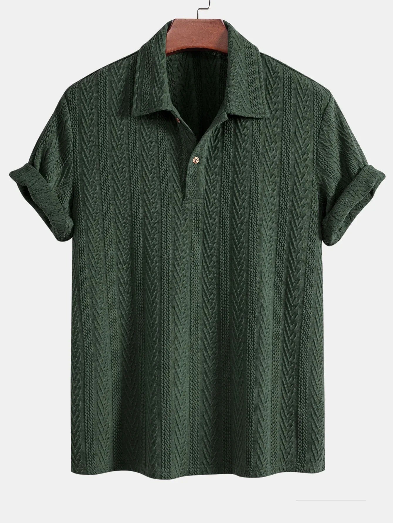 Ben | Geometrisches Jacquard-Polo