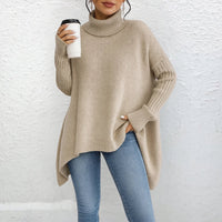 Brigit™ | Lässiger Rollkragenpullover in Beige