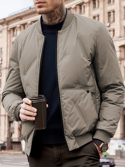 Warme Fleece-Winter-Steppjacke für Herren | Ideal für den Winter
