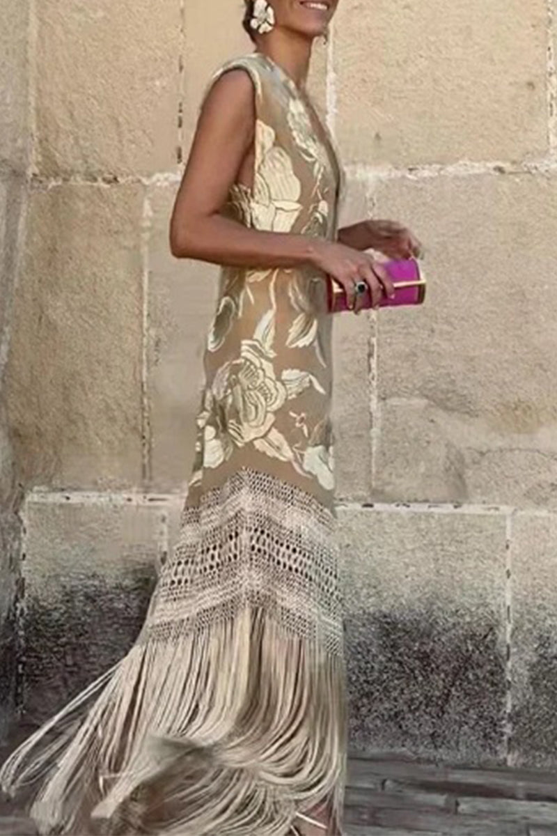Fudus | Asymmetrisches V-Ausschnitt Kleid