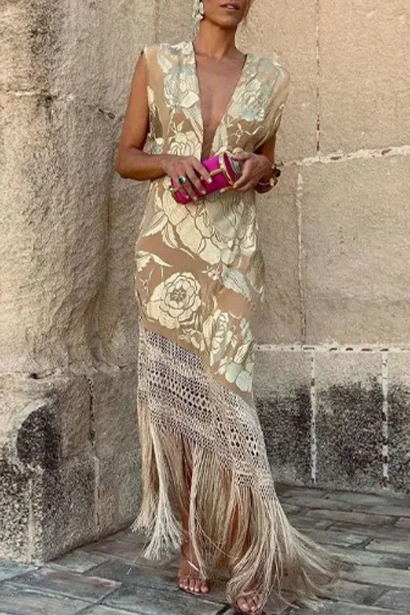 Fudus | Asymmetrisches V-Ausschnitt Kleid