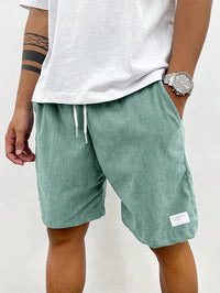 Bettina | Herren Sommer Shorts Kordelzug Lässig Komfort Casual in Hellgrün