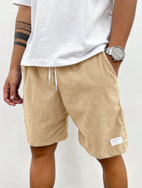 Bettina | Herren Sommer Shorts Kordelzug Lässig Komfort Casual in Beige