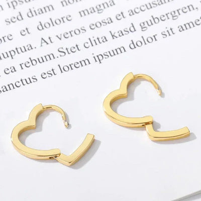 Micara - Heartful Hoops - Ohrringe