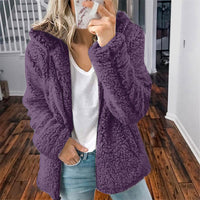 Celandine - Trendige Kapuzenjacke in Lila