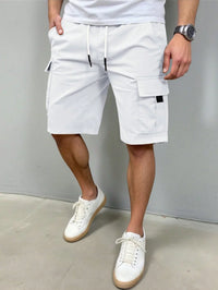 Kai | Cargo-Shorts mit Funktionstaschen ( 1+1 GRATIS ) in Weiß