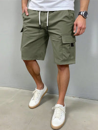 Kai | Cargo-Shorts mit Funktionstaschen ( 1+1 GRATIS ) in Olivgrün
