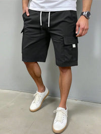 Kai | Cargo-Shorts mit Funktionstaschen ( 1+1 GRATIS ) in Schwarz