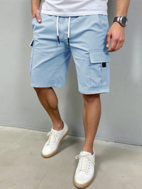 Kai | Cargo-Shorts mit Funktionstaschen ( 1+1 GRATIS ) in Hellblau