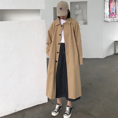 Stylischer Oversized Trenchcoat für Damen | Ideal für den Winter