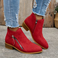 Petra™ | Modische Damen Orthopädische Stiefel in Rot