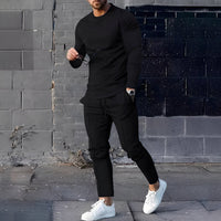 Adelard - Herren-Set mit Pullover und Hose in Schwarz