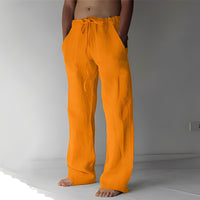 Martin - Komfortable Hose mit Zugband in Orange