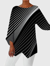 Dorothea | Damen Langarmtop Schmetterlingsmuster Verspielt Feminin Casual in Stil 2