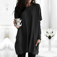 Marcella - Elegantes Langarmshirt in Schwarz