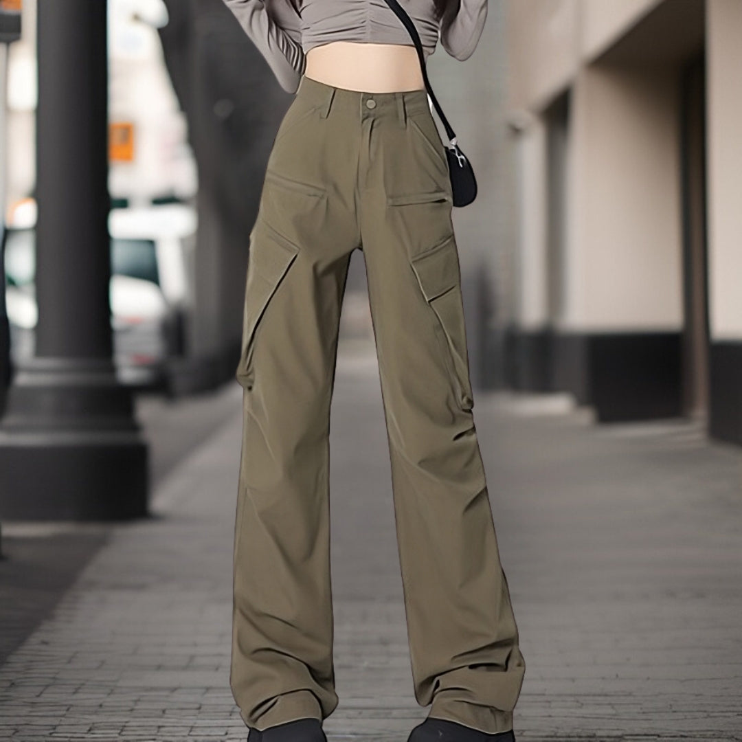 Bina® | Stylische Baggy-Cargohose mit Baggy-Passform