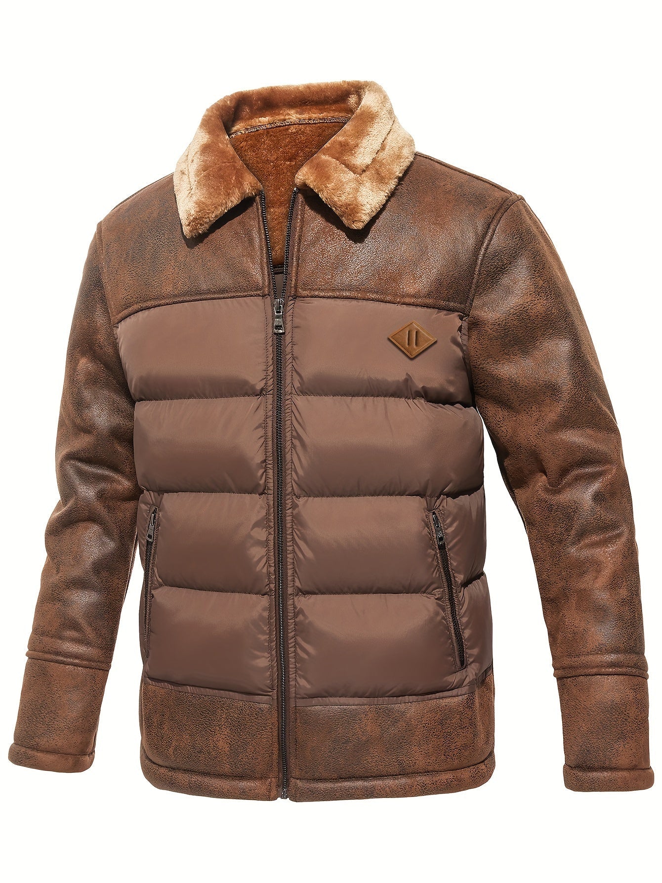 Warme Fleece Winterjacke für Herren | Ideal für den Winter