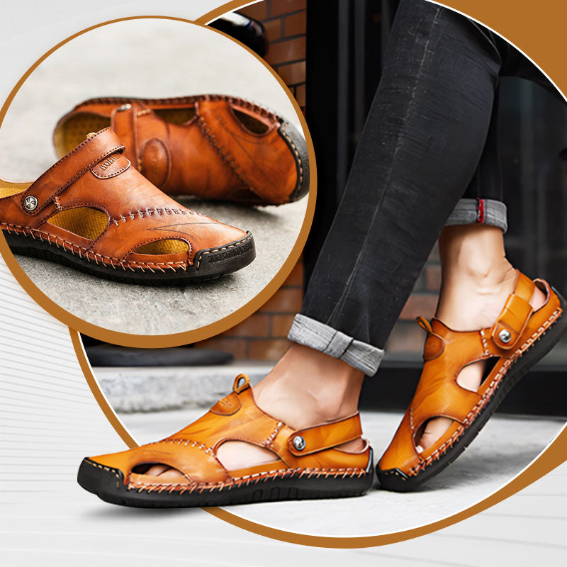 Morgan | Outdoor-Sandalen aus weichem Leder