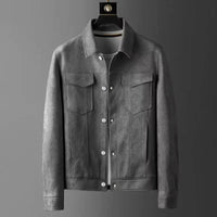 Kilyan – Teigdrehmuster jacke für Komfort und Stil in Grau