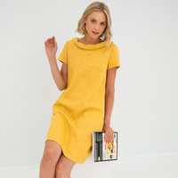 Lara - Stilvolles und elegantes Minikleid in Gelb