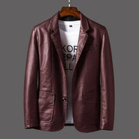Trendige Lederjacke Davids™ in Rot